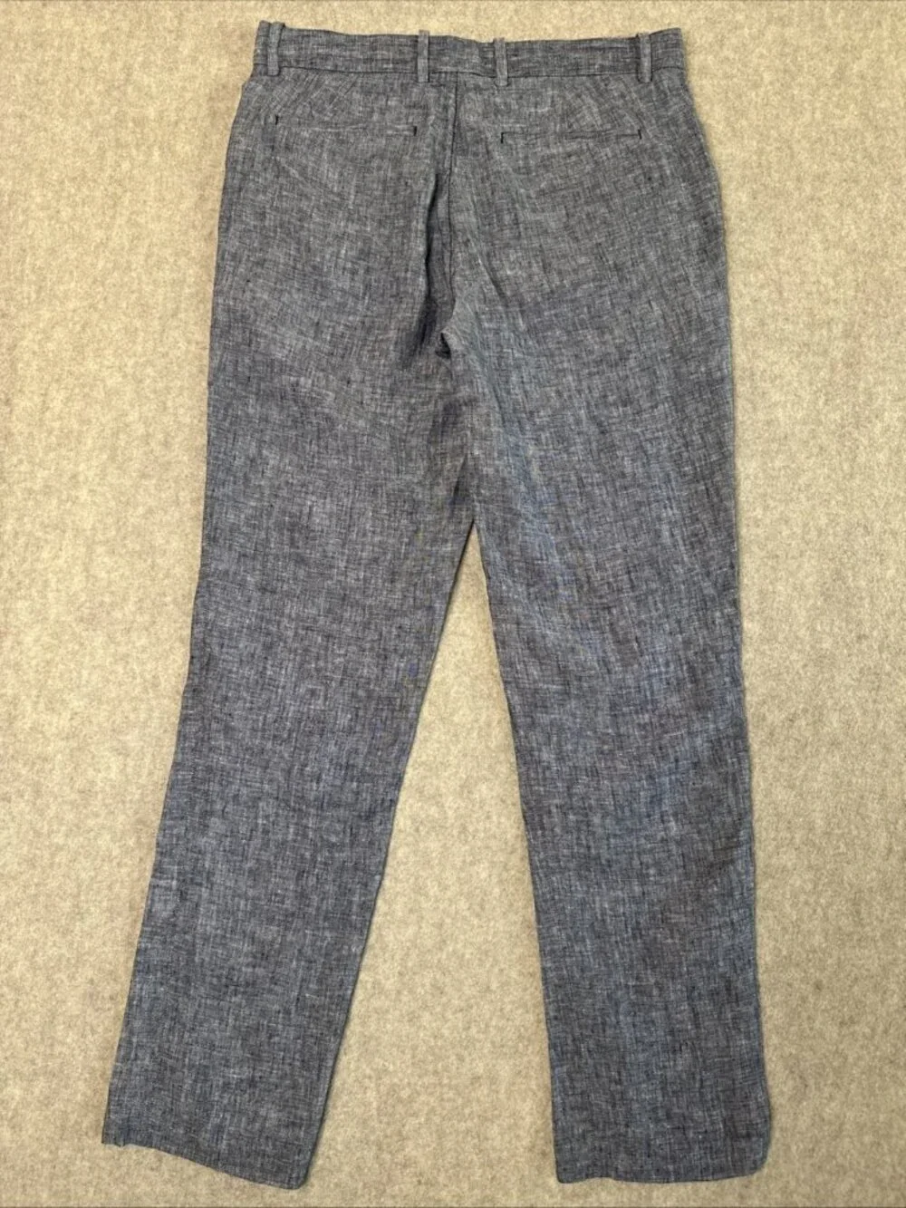 Everlane 100% European Flax Linen Pants Mens 29x30 Blue Chambray Straight Leg
